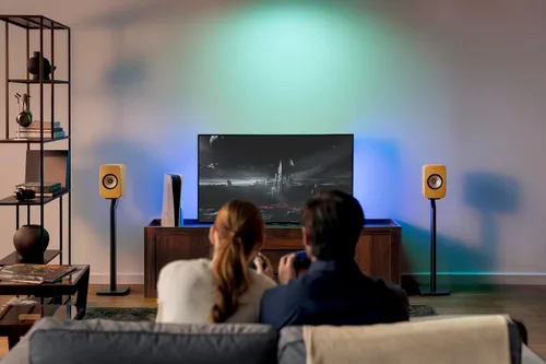 Vista 8 de KEF LSX II Sistema de altavoces inalámbricos HiFi (Amber Haze)