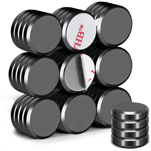 Vista 21 de DIYMAG Imanes adhesivos fuertes, 100 piezas de 0.47 x 0.12 pulgadas
