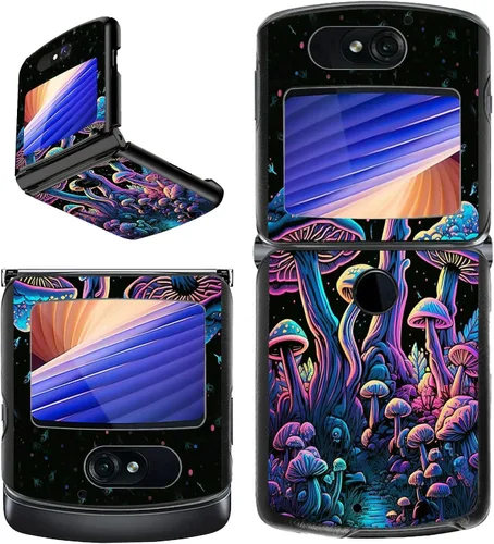 Vista 13 de Rossy Funda para Motorola RAZR 5G, para Moto RAZR 5G, funda delgada y ligera de policarbonato duro a prueba de golpes para Motorola Moto RAZR 5G
