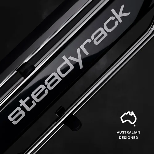 Vista 6 de Steadyrack Soporte para Bicicletas para Bicicletas de Neumáticos Anchos - El Soporte de Pared Vertical Original para Bicicletas - Se Adapta a