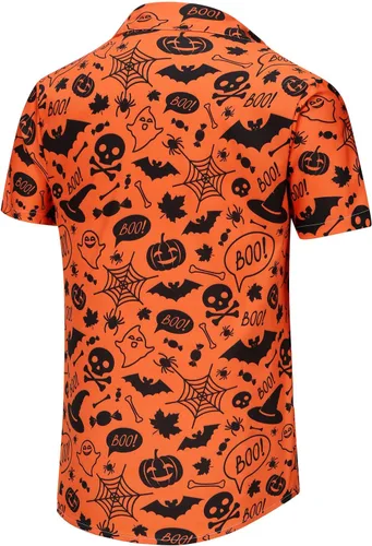 Vista 115 de KYKU - Camisa hawaiana funky para hombre, ropa tropical para vacaciones en Palm Beach