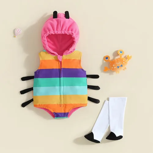 Vista 8 de Ursobutegl Disfraz de tigre para bebés recién nacidos, Halloween, Acción de Gracias, Navidad, dibujos animados, animal de tigre, trajes de cosplay
