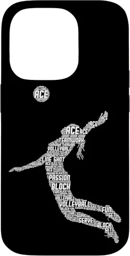 Vista 17 de Funda para iPhone 17 de voleibol para adolescentes y mujeres