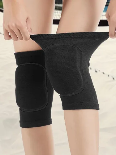 Vista 3 de Rodilleras de voleibol para mujeres, hombres y jóvenes, rodillera suave y transpirable para baloncesto, fútbol, baile, yoga, tenis, correr