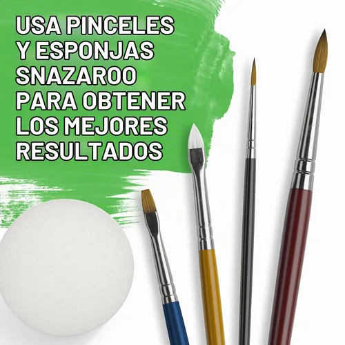 Vista 6 de Snazaroo pintura facial para payaso, color blando, 50 ml
