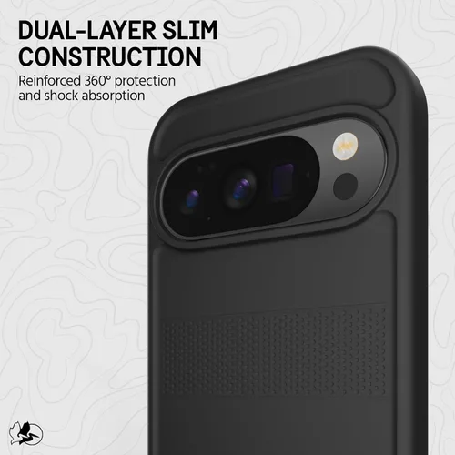 Vista 4 de Pelican Protector Google Pixel 10 Pro XL - Funda magnética resistente para teléfono con protección contra caídas de grado militar de 16 pies, funda
