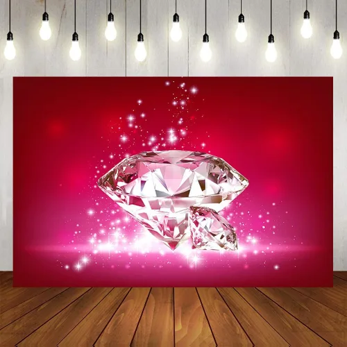 Vista 7 de Telón de fondo de diamantes brillantes para decoración de boda, gemas de diamantes de cristal grandes (sin brillantina), telón de fondo de fotos
