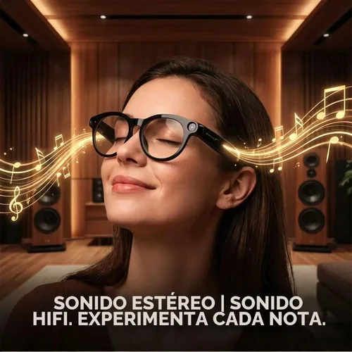 Vista 6 de AI Smart Glasses with Camera, 4K HD Video Recording Sunglasses