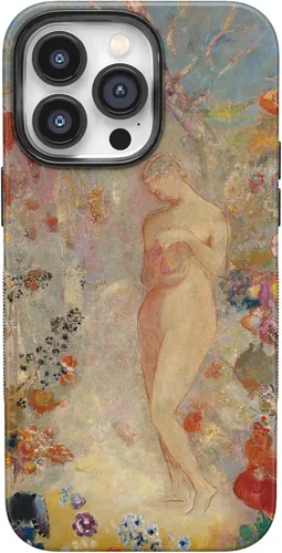 Vista 13 de Casely Funda para iPhone 14 Pro Viva La Vida Frida Kahlo Collage Floral Compatible con MagSafe Diseño protector audaz