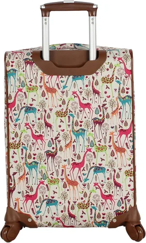 Vista 4 de Lily Bloom - Juego de maletas de 4 piezas con ruedas giratorias para mujer.