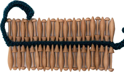 Vista 8 de Bobbin - Bobinas de encaje estilo danés de 12, 24, 50, bobinas para hacer encajes. 4.25 pulgadas de largo. Hecho de madera dura natural. Colección