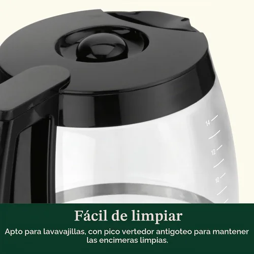 Vista 3 de Cuisinart - Jarra de repuesto de 14 tazas para cafetera, DCC-2200RC