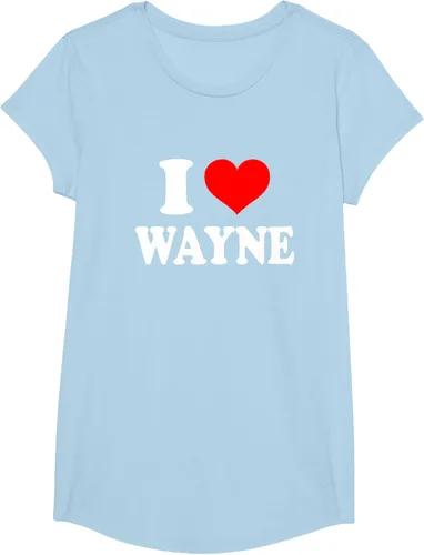 Vista 14 de Wayne - Camiseta I Heart Wayne - I Love Wayne, Negro, S