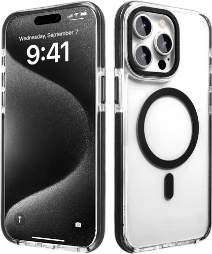 Vista 156 de Funda magnética para iPhone Air con protector de lente de cámara, protección grado militar de 10 pies, compatible con funda MagSafe Slim para iPhone