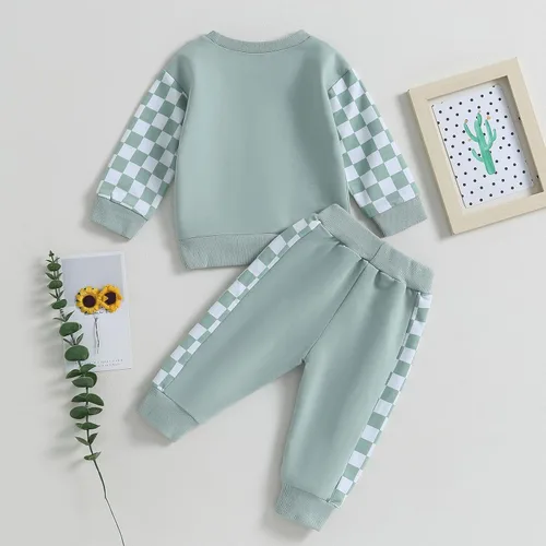 Vista 5 de Conjunto de sudadera de manga larga para bebé niño, ropa de otoño e invierno