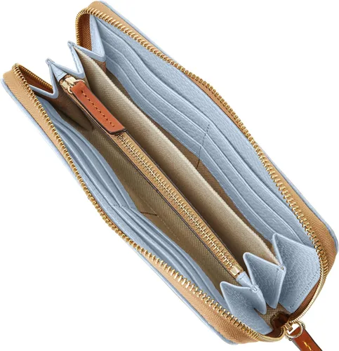 Vista 3 de Dooney & Bourke Pebble Grain - Cartera grande con cremallera alrededor de la muñeca