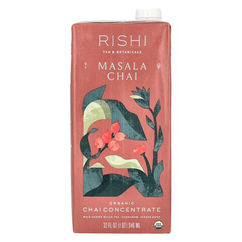 Vista 18 de Rishi Tea Concentrado de Bebida London Fog - Certificado Orgánico USDA, Té Negro y Bergamota, Incremento de Energía - Caja de 32 fl oz, 8 Porciones