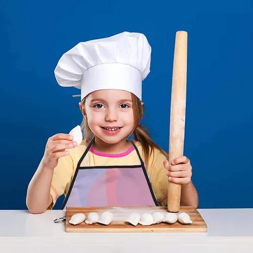 Vista 4 de Delantal personalizado para niños y niños pequeños, delantal personalizado para niñas y niños pequeños, para cocinar, hornear, pintar, de 3 a 8 años