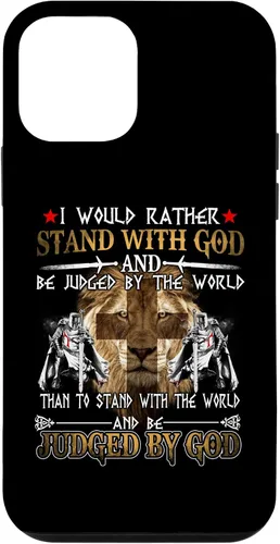 Vista 16 de I Would Rather Stand with God Knight Templar Case for iPhone 17