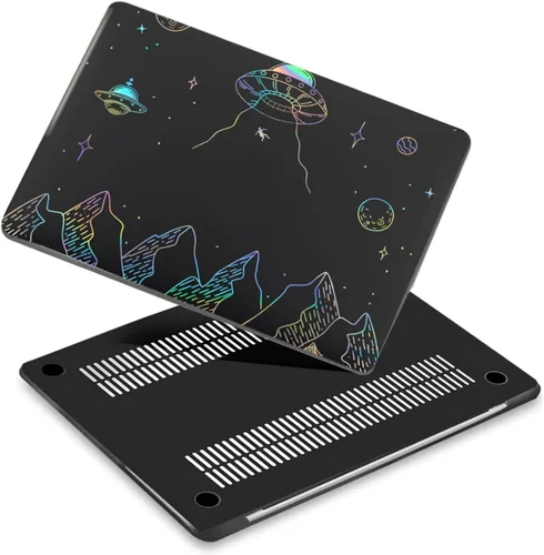 Vista 10 de Funda rígida ligera compatible con MacBook Pro de 13 pulgadas CD-ROM (2008-2012) modelo A1278, funda rígida protectora de plástico