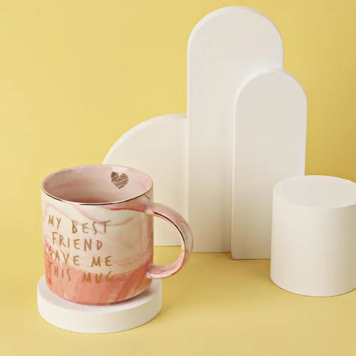 Vista 4 de Taza de cumpleaños con texto en inglés "Best Friend Gave Me This", divertido regalo de amistad para mujeres, mejores amigos, hermanas, ella, taza
