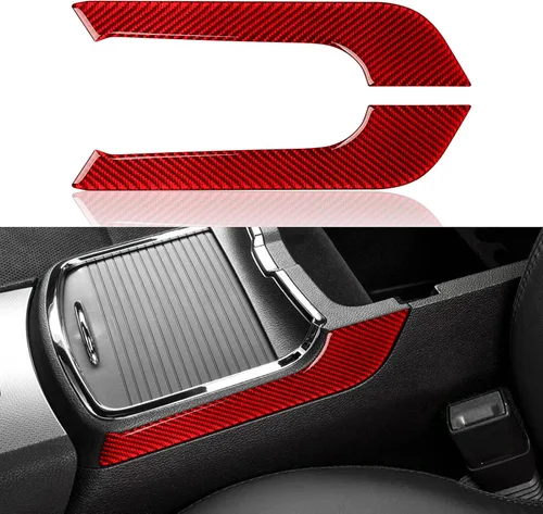 Vista 25 de Para 2011 2012 2013 2014 Dodge Charger Accesorios Consola central Aire Acondicionado Interruptor de Volumen Panel de Fibra de Carbono Pegatina