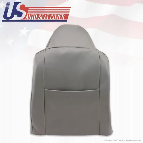 Vista 5 de 2002-2007 para Ford F-250 Diesel 4X4 Driver Bottom & Back Fundas de asiento de cuero gris