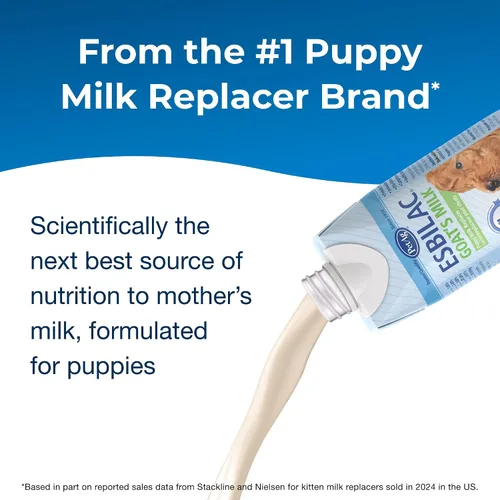 Vista 2 de PetAg Esbilac Reemplazante de Leche para Cachorros de Leche de Cabra Líquido - 16 oz - Resellable - Fórmula Lista para Alimentar para Cachorros