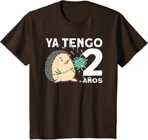 Vista 9 de Niños Niños 2 Cumpleaños erizo Ya tengo 2 años Camiseta