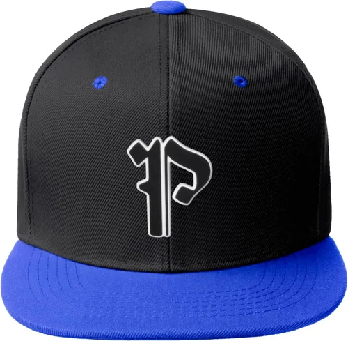 Vista 1335 de Daxton Gorra clásica con visera de billete plano con letras del alfabeto inglés antiguo de la A a la Z