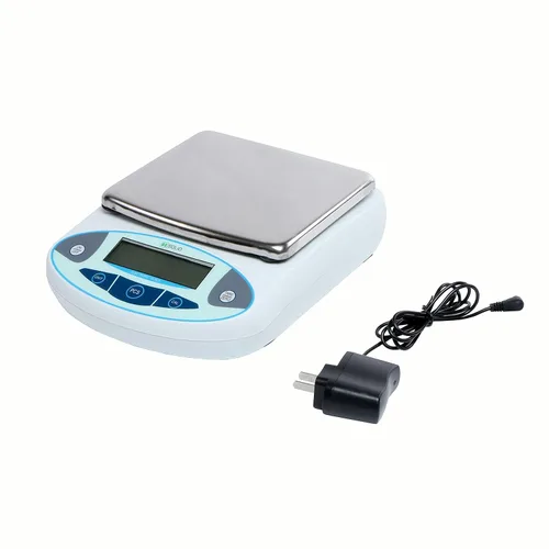 Vista 2 de U.S. Solid Balanza analítica de precisión digital 176.37 oz x 0.0004 oz, báscula electrónica de alta precisión para laboratorio, joyería, uso
