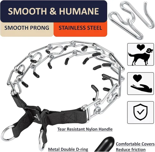 Vista 3 de DEYACE Collar de entrenamiento para perros de liberación rápida, ajustable, de acero inoxidable, para perros pequeños, medianos y grandes
