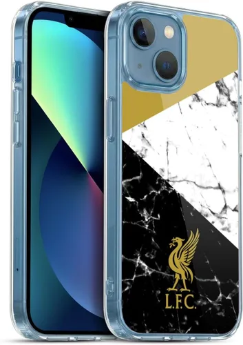 Vista 35 de Oficial LIVERPOOL Football Club 2017/18 Mármol Soft Gel Case para iPhone de Apple 7 Plus/8 PLUS Escudo negro.