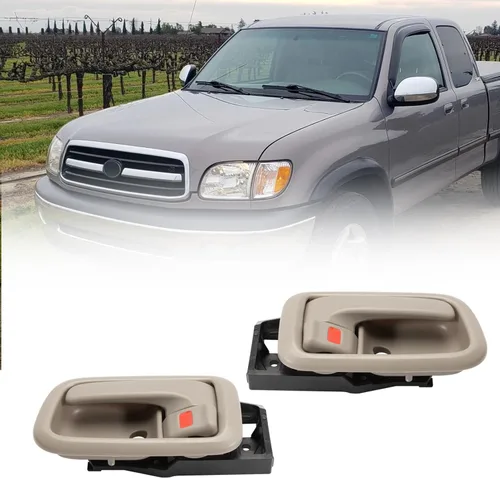 Vista 7 de 2 manijas interiores para puertas interiores compatibles con Tundra 2000-2006, lado del pasajero delantero del conductor, izquierda y derecha