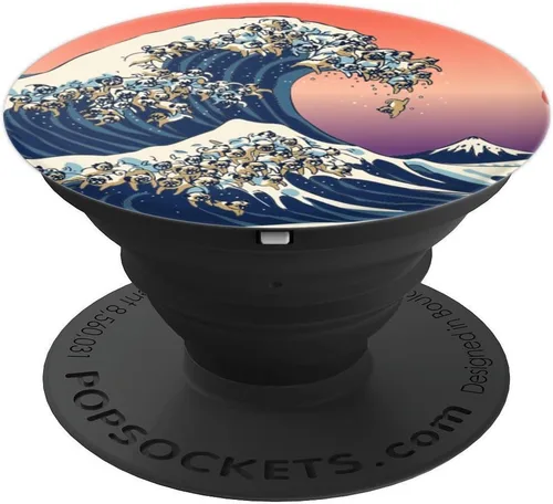 Vista 4 de La gran ola de PopSockets de Huebucket – PopSockets agarre y soporte para teléfonos y tabletas