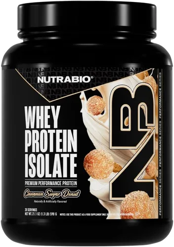 Vista 10 de NutraBio - 100% Aislado de proteína de suero de leche