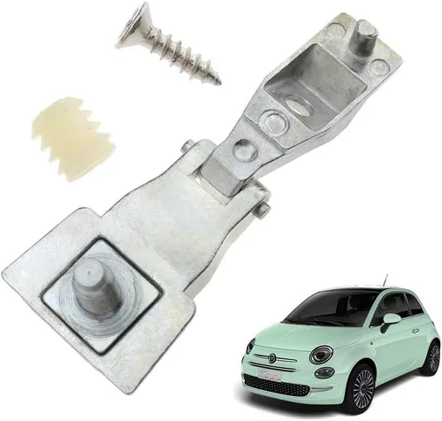 Vista 3 de Kit de reparación de manija de bisagra exterior cromada OS o NS original OE:51964555 apto para Fiat 500 / Abarth 500 / Alfa Romeo 147 / Alfa Romeo