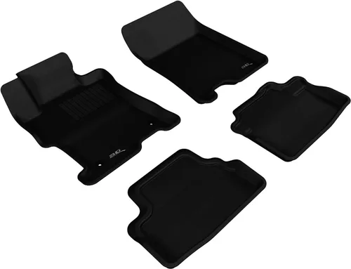 Vista 10 de 3D MAXpider Alfombrilla Kagu de ajuste personalizado (negro) para Honda Accord Coupe 2008-2012 - 2ª fila