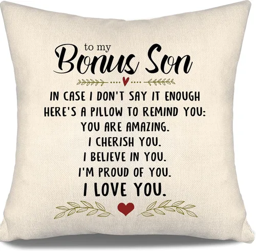 Vista 22 de En caso de que no lo diga lo suficiente aquí hay una almohada para recordarte que eres increíble, te aprecio, te quiero. Funda de almohada para tía