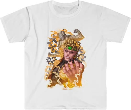 Vista 3 de T-SHIRT DIO BRANDO JOJO's BIZARRE ADVENTURE - Exclusive Short Sleeve Black JoJo Anime Tee