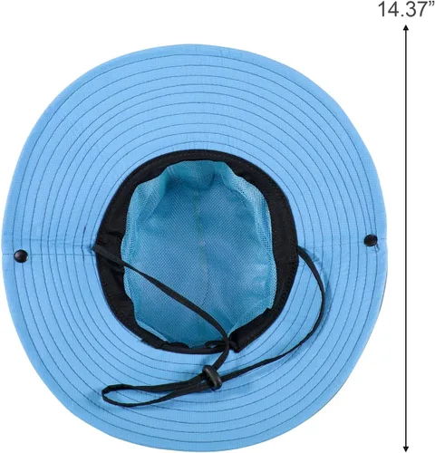 Vista 6 de Norme 2 piezas de sombrero de sol al aire libre para mujer, protección UV, plegable, malla de ala ancha, gorra de pesca para playa, cola de caballo