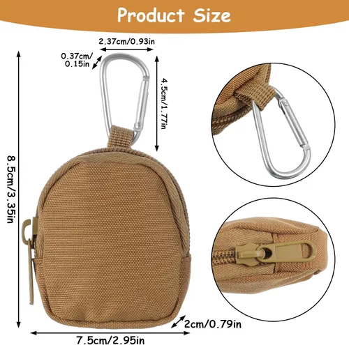 Vista 2 de Tucnoeu Bolsa de premios para perros de 3 piezas, bolsa de recompensa de entrenamiento para perros, bolsa impermeable para perros pequeños