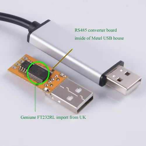 Vista 3 de Adaptador de interfaz USB a DMX RS485 Convertidor Serial 3PIN XLR LED DMX512 Freestyler Software PC a escenario Control de iluminación Cable