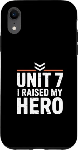 Vista 25 de Unit 7 I Raised My Hero Military Parent Pride Case for iPhone 17
