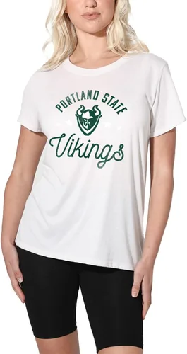 Vista 204 de Colección oficial de camisetas sueltas para mujer, color blanco