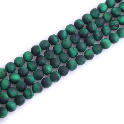 Vista 32 de Cuentas espaciadoras redondas de ágata negra esmerilada mate mate de 0.157 in para fabricación de joyas de 15 pulgadas