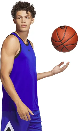 Vista 5 de adidas Camiseta sin mangas de 3 rayas para hombre