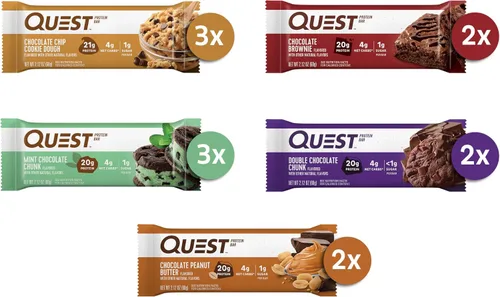 Vista 2 de Quest Nutrition Paquete de variedad para amantes del chocolate, alto en proteínas, bajo en carbohidratos, sin gluten, apto para ceto, 12
