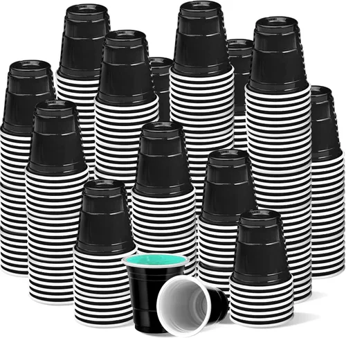 Vista 28 de 500 piezas vasos de chupito de 2 onzas de colores surtidos, vasos de chupito coloridos de plástico neón para beber, degustaciones servidas