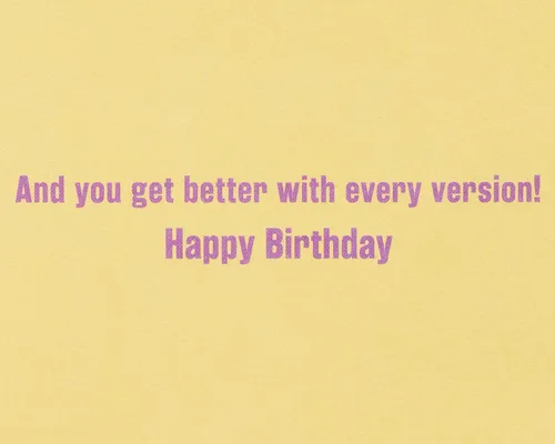 Vista 3 de Papyrus Tarjeta de cumpleaños divertida (cada versión)
